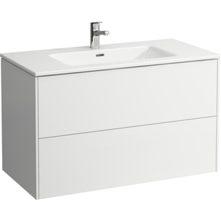 LAUFEN Base vaskeskab inkl. Pro S Slim håndvask, mat hvid, 100 cm