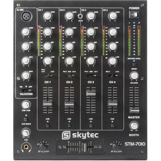 DJ Mixer med 4 kanaler og USB - Nem tilslutning af PC direkte via U kanals kanal
