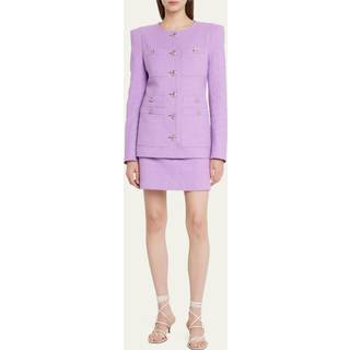 Veronica Beard Emar cotton miniskirt - purple - M