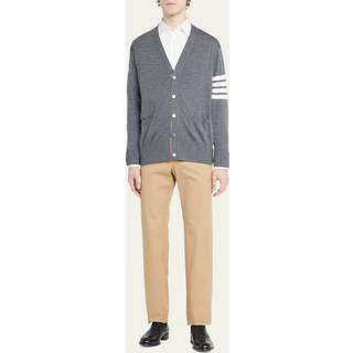 Thom Browne 4-Bar wool cardigan - grey - XL