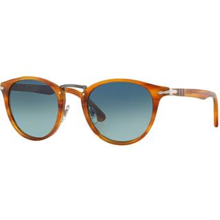 Persol Mand PO3108S 960/S3 Solbriller Acetat Skildpadde Blå Pantos Polariseret