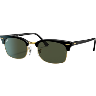 Ray - Ban Unisex RB3916 CLUBMASTER SQUARE 130331 Solbriller Acetat Sort G15 Firkantet Normal