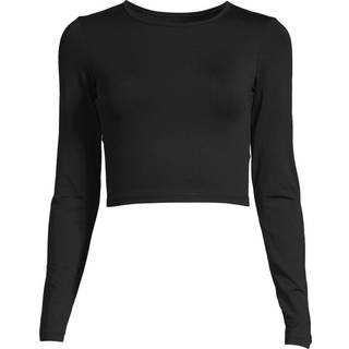 Crop Long Sleeve, Black