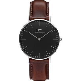 Daniel Wellington DW Watch Classic Bristol Black Silver 36mm