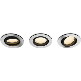 Philips Hue Milliskin WA BT Rund indbygningsspot i hvid - 3 stk.
