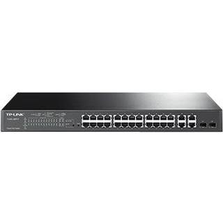 TP-Link TL-SL2428P 24-Port 10/100Mbps + 4-Port Gigabit Smart Switch with 24-Port PoE+
