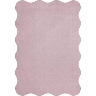 Layered Scallop uldtæppe 180x270 cm Pink lavender