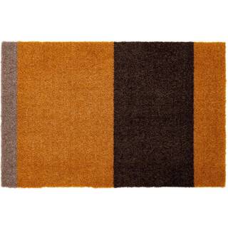tica copenhagen Stripes by tica, horisontal, dørmåtte Dijon/brown/sand, 40x60 cm