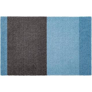 tica copenhagen Stripes dørmåtte horisontal Blue/steel grey, 40x60 cm