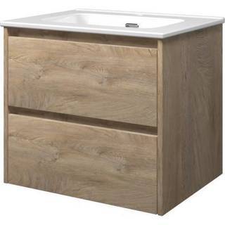 Sanibell Proline møbelsæt 60x46cm rå eg, 2 softclose skuffer