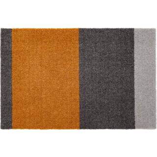tica copenhagen Stripes by tica, horisontal, dørmåtte Grey/grey/dijon, 40x60 cm