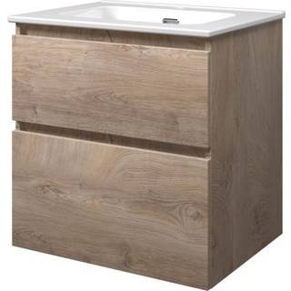 Sanibell Proline møbelsæt 60x46cm rå eg, 2 softclose skuffer