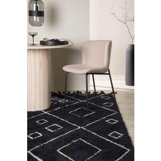 Venture Design David tæppe Sort/hvid 300 x 202 cm