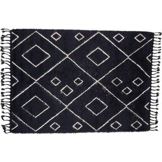 Venture Design David tæppe Sort/hvid 350 x 252 cm