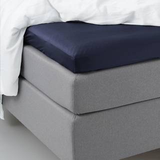 Bambus kuvertlagen | Navy blue | 180x210