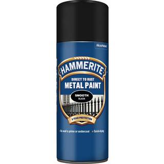 Hammerite metalmaling sort glat 400 ml