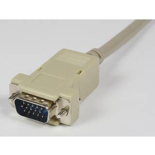 MICROCONNECT VGA kabel - 1 meter - Hvid