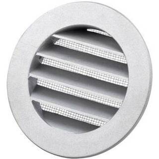 Duka Metal rist Dusav Ø125mm, Sortlakeret aluminium