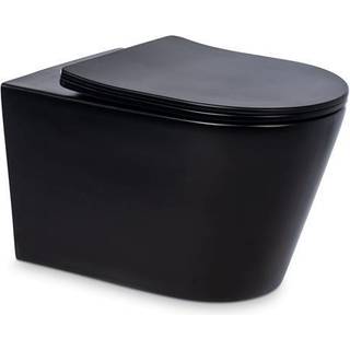 Hængeskål rimfree m/sæde mat sort