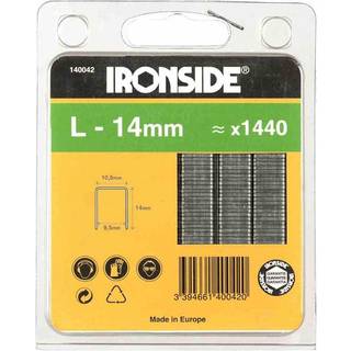 Ironside 140042 Hæfteklamme til 2002LN og 160L, 1440-pack 14 mm