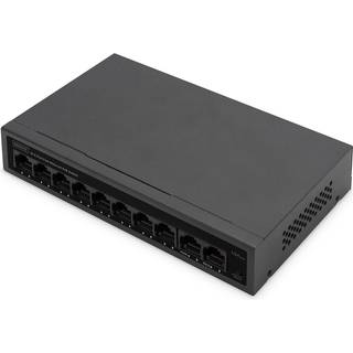 DIGITUS - switch - IEEE 802.3af IEEE 802.3at - 8 ports - unmanaged