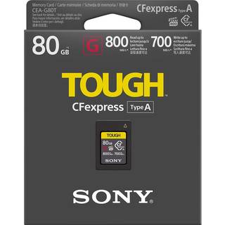 Sony Tough CFexpress card type A R 800 MB/S / W 700 MB/S 80 GB