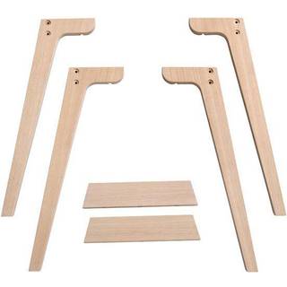 Oliver Furniture Ekstra ben til Wood skrivbord - Flere størrelser Ekstra ben til bordhøjde på 66 cm