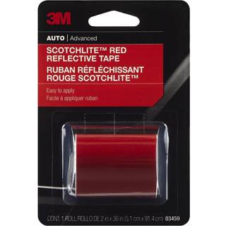 3M Scotchlite Red Reflective Tape 03459 2 i x 36 i 1 rulle