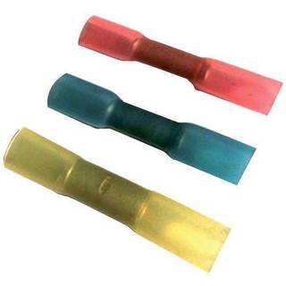 Isolerede samlemuffer med limende krympehylster Dry-seal, passer til kabel 4 - 6 mm², gul, 10-pack