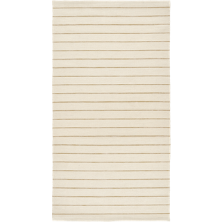 Södahl Line Tæppe - Beige/Toffee Brown - 75x150cm