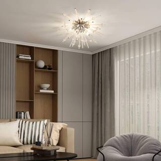 Lucande Kirai glas-loftlampe