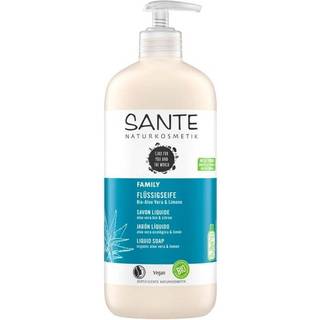 Sante Naturkosmetik Hudpleje Håndpleje Flydende sæbe økologisk aloe vera & lime 500 ml (130,00 kr / 1 l) - 500 ml