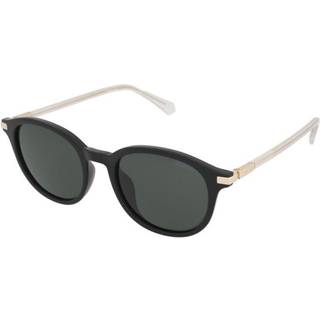 Polaroid Unisex PLD 4148/G/S/X 7ZJ/UC Solbriller Plast Sort/Grøn Grøn Rund Polariseret