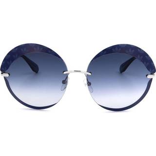 Adidas Originals OR0019 92W 67 Solbriller Kvinder Blue - Blue Silver - 67mm