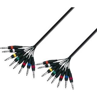 AH Multicore Cable 8 x 6.3 mm Jack stereo to 8 x 6.3 mm Jack stereo 3 m - K3 L8 VV 0300