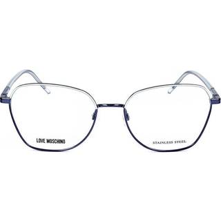 Moschino Love MOL561 0JU 53 Briller Kvinder Blue - Blue White - 53mm