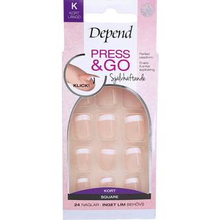 Depend Press & Go French Look Rosa Square Kort