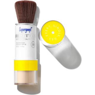 Supergoop! (Re) Indstilling af 100% mineralpulver Gennemsigtig - 0,15 oz - Makeupindstillingspulver+ bredspektret SPF 35 PA +++ solcreme - med ce