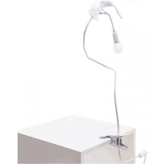 Seletti Sparrow Taking Off Bordlampe Med Klemme Hvid