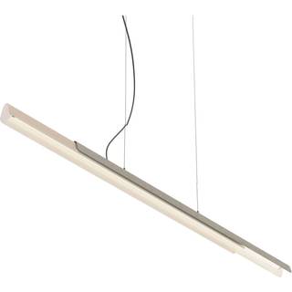 kdln Hængelampe Dala lineær, sandhvid/beton, 3.000 K 150 cm