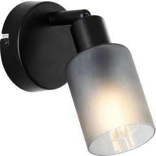 Vægspot Loralie Sort/Røgfarvet L.16 cm