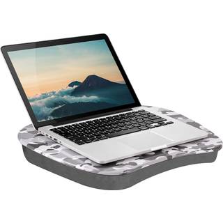 Lapgear Mystyle Portable Lap Desk med pude - Gr? camo - Passer op til 15,6 tommer b?rbare computere - stil nr. 45325