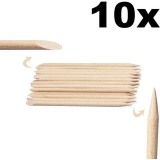 NEONAIL Wooden Sticks Træpind til neglebånd 10 stk. - 10 stk.