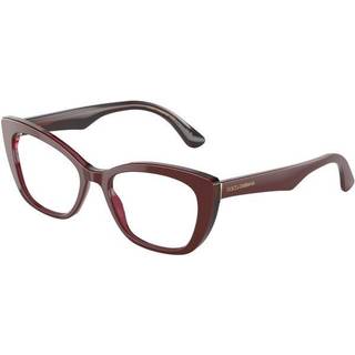 Dolce & Gabbana Kvinde DG3360 3247 Optiske stel Plast Bordeaux Cat Eye