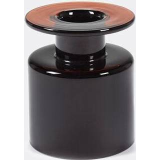 Serax Vases - 'Wind & Fire' vase, brown, small in black, brown Glass