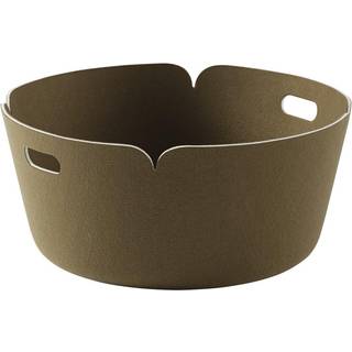 Muuto - Restore Round Opbevaringskurv Brown Green