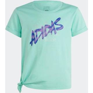 Dance Knoted T-shirt - Easy Green / Silver Metallic - 152