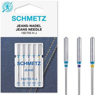 Nähmaschinennadeln 130/705 Jeans Nr.90-110 5 Stück - Silber
