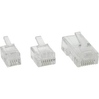 Telefonstik - 6/6 - RJ12 - 100 stk.