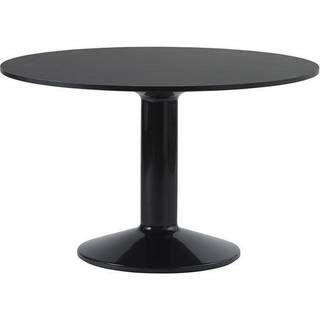 Muuto Midst Spisebord Ø120 Sort Linoleum